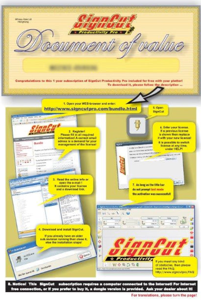 SignCut Pro 2 Software and Driver for Mac