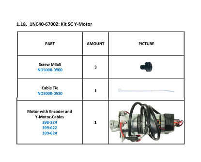 SummaCut Y-Motor Kit - 1NC40-67002