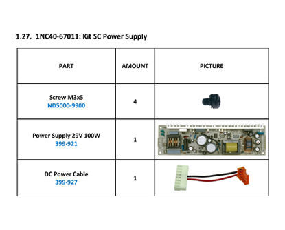 SummaCut Kit SC Power Supply - 1NC40-67011