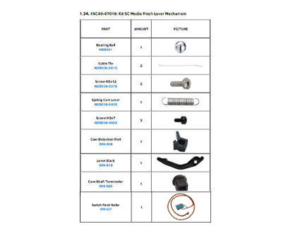 Kit - Meccanismo Leva di Pressione Media - 1NC40-67016