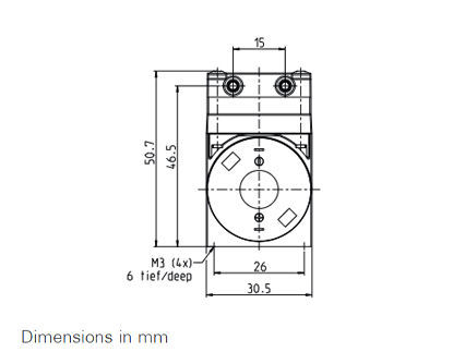 Pompa a diaframma KNF per gas - NMP830KPDC 24VDC