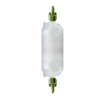 Zsupplies Small Capsule Filter White 5 micron Hose Barb - 8131-0500-LL-N