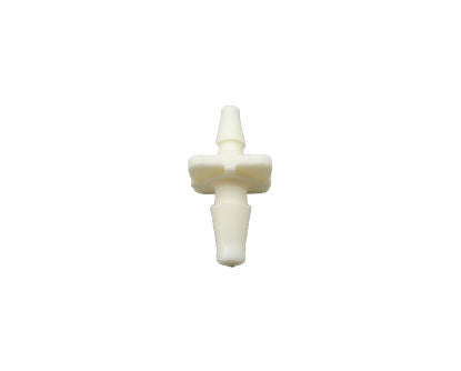 Raccord droit réducteur pour tubes ID 3,2mm à 2,4mm en nylon blanc (100 pièces)
