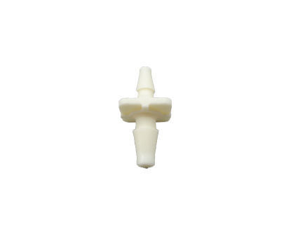 Raccord droit pour tuyau avec réduction ID de 3,2mm à 2,4mm, nylon blanc (20 pièces)