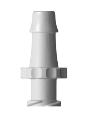 Connettore Luer filettato femmina verso attacco 500 Series a barbo, tubo ID 3/16" (4,8 mm) (20 pz)