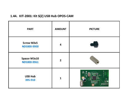 Summa S Class 2 Kit USB HUB OPOS-CAM - KIT-2001