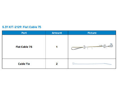 Summa KIT S/S2/S3 75 Flat Cable - KIT-2129