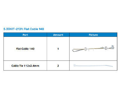 Zsupplies KIT S/S2/S3 140 Flat Cable - KIT-2131