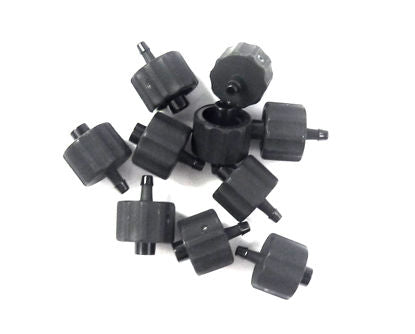 Connettore Luer maschio con anello di bloccaggio integrale verso raccordo 500 Series Barb, tubo ID 1/16" (1,6 mm) (100 pz)