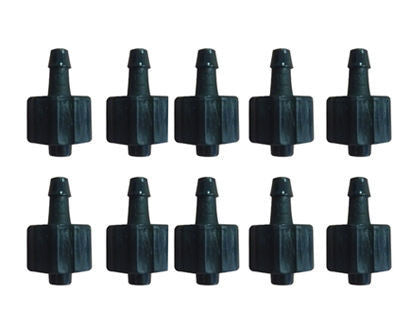 Raccordo Luer Maschio con Anello di Bloccaggio Integrale per Tubo 3,2mm ID (20 pz)