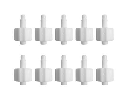Raccordo maschio Luer con anello di bloccaggio integrato per tubo 3,2mm ID (20 pezzi)