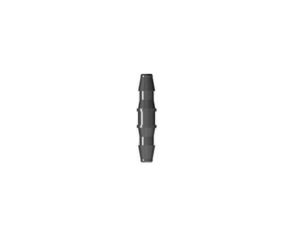 Raccord droit pour tube Ø 2,4 mm en nylon noir (20 pièces)