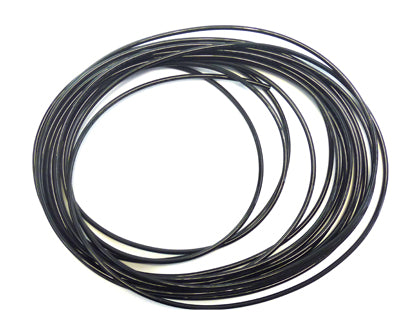 Tube Polyuréthane Série QS 1/4OD 1/8ID, Noir (15m) - P1279-A