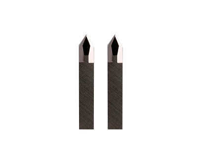 Lama a traslamento in carburo S3 Z44 a doppia faccia, angolo di taglio 60° per materiali fibrosi (2 pz) - 3910340