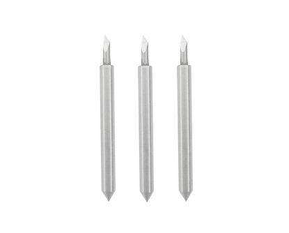 Lama in carburo cementato angolo di taglio 45° per vinile normale (3 pz) - ZEC-A1003ZEC-A1005