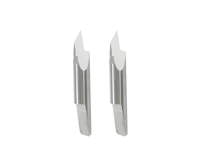 Lama a trascinamento in carburo S3 Z4 55° per vinile sabbiato (2 pezzi) - 3910116