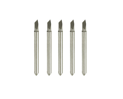Set di lame in carburo angolo 45°, offset 0.25mm (5 pz) (Tappo rosso) - VC-CBRE5