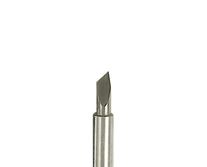 Set di lame in carburo angolo 45°, offset 0.25mm (5 pz) (Tappo rosso) - VC-CBRE5