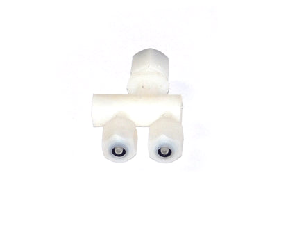 Connecteur en Y résistant aux solvants (DI : 2 mm, DE : 3 mm)