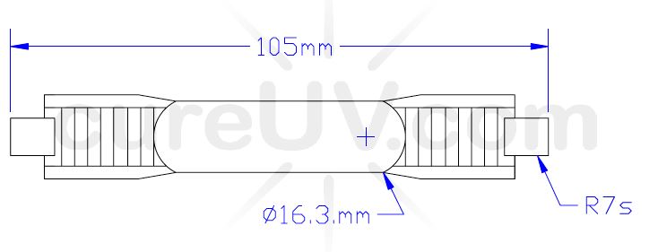 Lampada UV di ricambio H