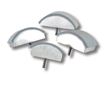 Piastre inferiori intercambiabili STAHLS - 7,5cm x 14,5cm per pressa termica per cappelli
