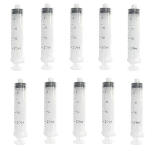 Siringa da 20ML con Luer Lock (10 pezzi)