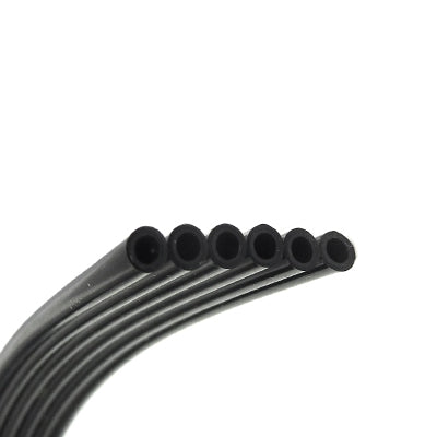 Tuyau noir DI 2,5 mm, DE 4 mm (bobine de 25 m) - 6 liens