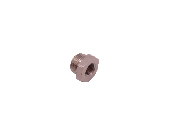 Riduttore G 1/2 "(AG) -G 1/4" (IG), 16 bar MS nickel - RN 1214 MSV