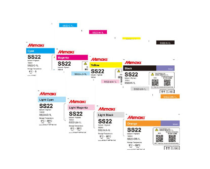 Inchiostro solvente Mimaki SS22 (sacca 1000ml) Ciano Chiaro - SS22-LC-1L