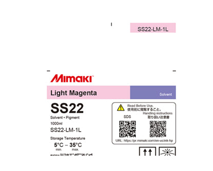 Inchiostro Mimaki SS22 Solvent (sacchetto 1000ml) Magenta Chiaro - SS22-LM-1L