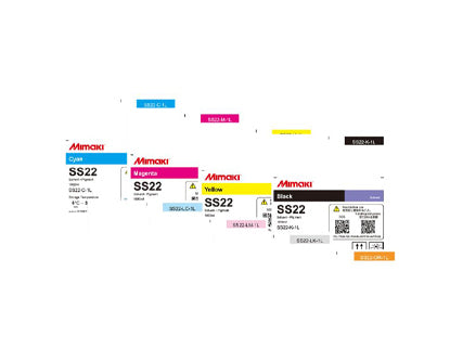 Inchiostro Solvente Mimaki SS22 (sacchetto da 1000ml) - Set di 4 colori