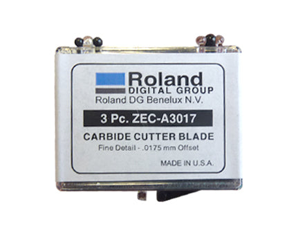 Roland Cemented Carbide Cutters for Small Letter Size (3 pcs) - ZEC-A3017