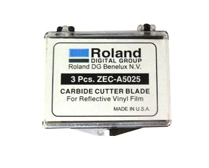 Roland Cemented Carbide Cutters for Hard and Fluorescent Vinyl (3 pcs) - ZEC-A5025